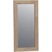 Saniclass Natural Wood spiegel 40x70x1.8cm rechthoek vingerlas zonder verlichting Grey Oak