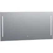 Brauer Pyrite rechthoekige spiegel met verlichting 140x70cm