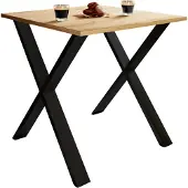 VCM Premium houten eettafel | H. 76 x B. 80 x D. 50 cm | Keukentafel Eettafel Xona X