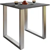 VCM Premium houten eettafel | H. 76 x B. 80 x D. 50 cm | Keukentafel Eettafel Xona U