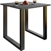 VCM Premium houten eettafel | H. 76 x B. 80 x D. 50 cm | Keukentafel Eettafel Xona U