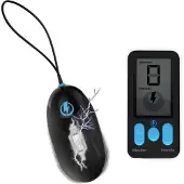 XR Brands - Vibrating and E-Stim Silicone Egg + Remote Control