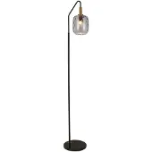 Fantasia Okiru vloerlamp E27 zwart - hoogte 1730 mm - diameter 280 mm