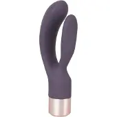 You2Toys - Vibrator met clitorisstimulator - oplaadbaar - paars