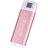 Transcend ESD300 - SSD - 1 TB - externe (draagbare) opslag - USB 3.2 Gen 2x1 (USB-C connector) - Roze
