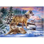 Castorland Wolfish Wonderland – Puzzel – 500 stukjes – Satijnen afwerking – Perfecte pasvorm – Europese kwaliteit