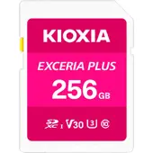 Kioxia EXCERIA PLUS SDXC-kaart 256 GB UHS-I, v30 Video Speed Class