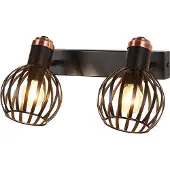 Fantasia 3403652 Wandlicht Raga Zwart/Brons - 2 x E14