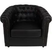 Clayre & Eef Fauteuil met armleuning 80x75x72 cm kunstleer