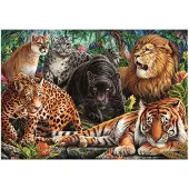 Clementoni legpuzzel wild cats, 500st.