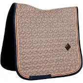 Kentucky Horsewear Horsewear - Zadeldoek Pied-de-Poule dressuur bordeaux marine