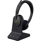 Yealink WH68 Teams On Ear headset DECT, Bluetooth Zwart Telefoon
