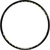 iKon BMX Rear Rim I 451x19.5mm I 36 holes Zwart / geel