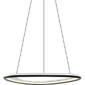 QAZQA Design hanglamp zwart 3-staps dimbaar - Organico