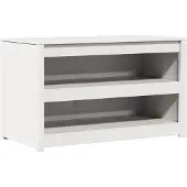 vidaXL Keuken kast MEPPEL Wit, 106 x 55 x 64 cm, massief dennenhout