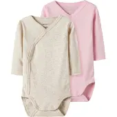 Name it NBNBODY 2P LS WRAP SOLID NOOS Unisex Body - Maat 74