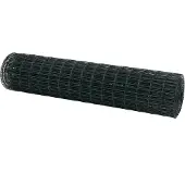 vidaXL Euroomheining, 1 x 10 meter, PVC-coating, groen