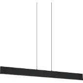 QAZQA Moderne hanglamp zwart incl. LED dimbaar en 3-way switch easylift - Straight