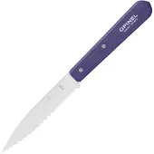 Opinel Gekarteld Schilmes N°113 - Robuust Mes met Microvertanding - Paars