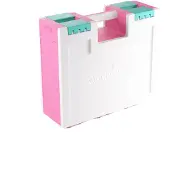 GameGenic Game Castle - Pink/White/Teal