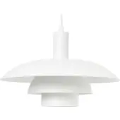 Beliani HILBA - Hanglamp - Wit - Metaal