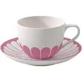 Villeroy & Boch Kaffeetasse mit Untertasse Fleur Couleur 160 ml