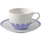 Villeroy & Boch Kaffeetasse mit Untertasse Fleur Couleur 160 ml