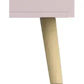 En.casa Speelgoedkist Vestnes roze en wit 60x30x44 cm []