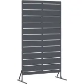 vidaXL Privacyscherm 100 x 50 x 180 cm Staal Antraciet