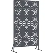 vidaXL Privacyscherm 100 x 50 x 180 cm Staal Antraciet