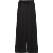 Ted Baker Umaibo Satijnen Joggingbroek Met Wijde Pijpen, Zwart