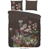 Good Morning Dekbedovertrek Katoen Renforcé Phoebe - brown 200x200/220cm