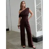 BWLDR Jumpsuit 'Marzia' chocoladebruin