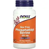 Now Phosphatidyl Serine 150 mg | 60 Capsules | Fosfatidylserine uit niet-soja bronnen voor geheugen en concentratie (60 Capsules)