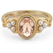 24Kae Elegante 24KAE 12450Y/54 14K Gouden Damesring