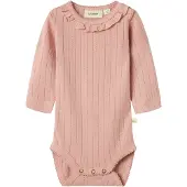 Lil´ Atelier Rompertje/body 'NBFRachel' oudroze