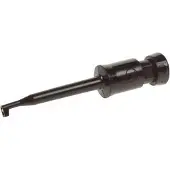 Hirschmann MINIATUUR KLEMTESTPEN MET SOLDEERAANSLUITING (KLEPS 2) - ZWART - Hirsc