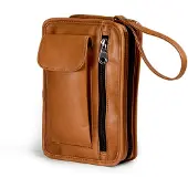 Harolds Leren Utensil zak Country Men's Bag Cognac Lichtbruin