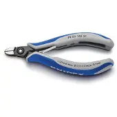 Knipex 79 02 125 S1, scherpe tang, blauw, grijs, 125 mm, 59 g