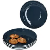 MamboCat Set van 4 dessertborden Linus Blauw - 403954