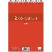 Conquerant 100105256 schrijfblok & schrift A5 180 vel Rood