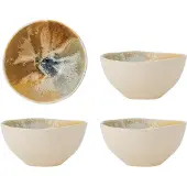 Bloomingville Lacey schaaltjes geel set van 4 stuks - 82072535