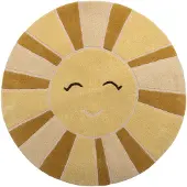 Bloomingville Mini Sun vloerkleed geel - 82062074