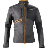 Acerbis Enduro One Zwart Oranje Textiele Motorjas Maat 2XL