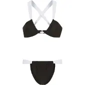 LASCANA Bikini zwart / wit
