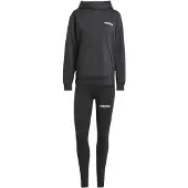 Adidas Trainingspak 'Leisure' zwart / wit