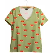 Snurk T-Shirt V-Neck Women Watermelon-M