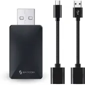 Siltcon Dongle 2-in-1 Draadloze CarPlay en Android Auto USB-A/C