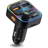 Siltcon Bluetooth FM Transmitter Zwart