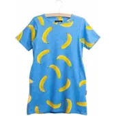 Snurk T-Shirt Dress Kids Banana Blue-Maat 116
